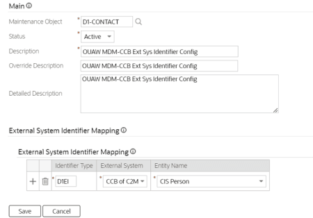 Add External System Entity.