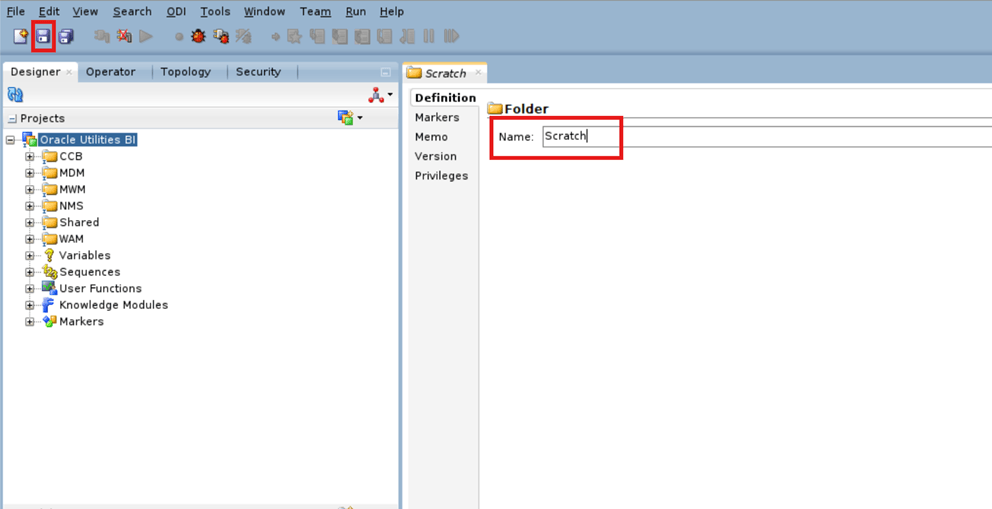 Scratch Folder Definition Details