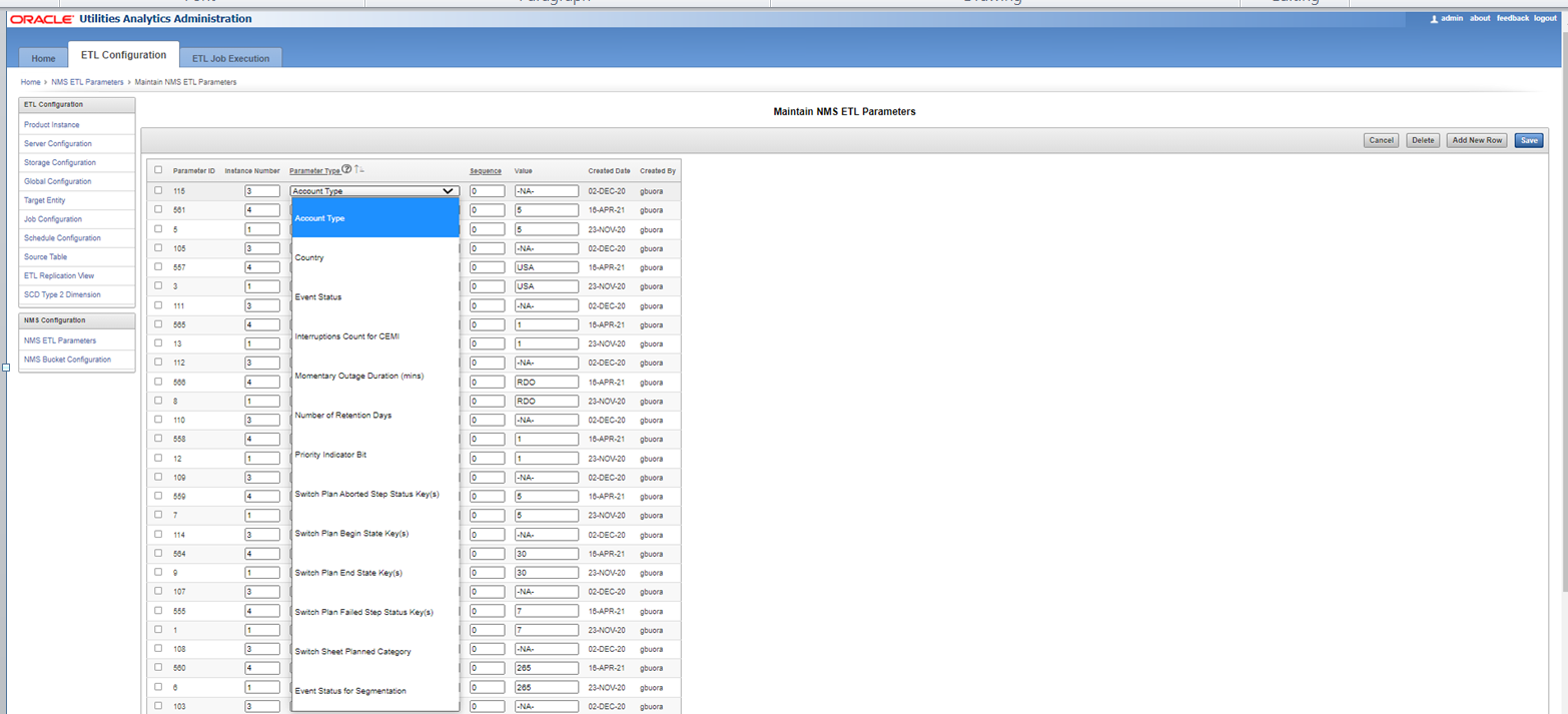 Screenshot of providing information in the Instance Number, Sequence, and Value fields.
