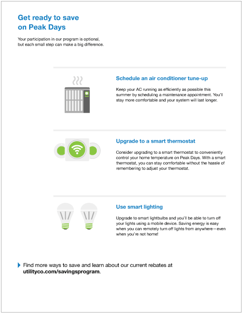 Back of the pre-season welcome letter