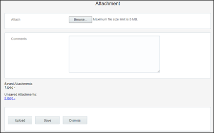 Attachment section.