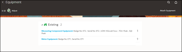 Existing section on Equipment page. Existing section on Equipment page.