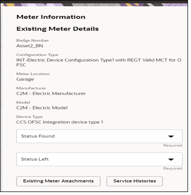 Meter Details section.