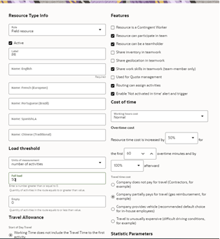 Add Resource Type window where the user is to provide information about the resource. Add Resource Type window where the user is to provide information about the resource.