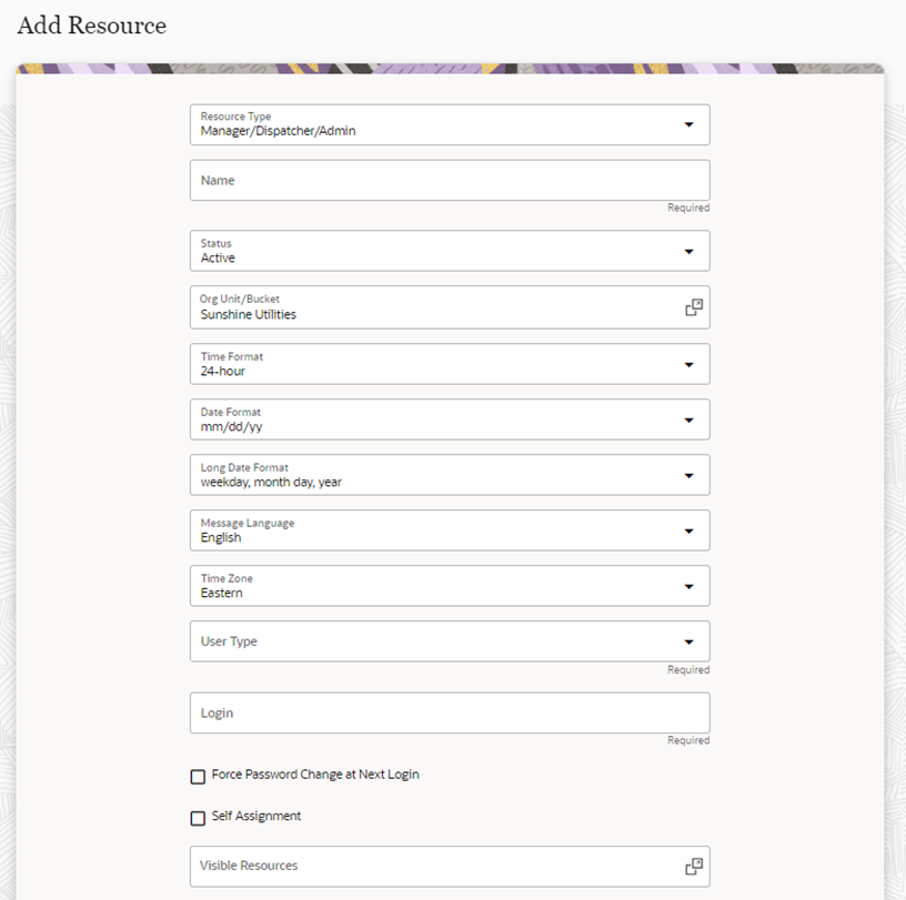 Resource information page detail. The options menu is located on the upper right corner. Resource information page detail. The options menu is located on the upper right corner.