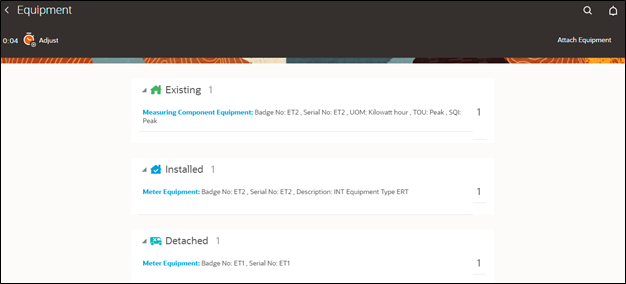 Equipment page showing no notification pending on the bell icon located on the upper right corner. Equipment page showing no notification pending on the bell icon located on the upper right corner.