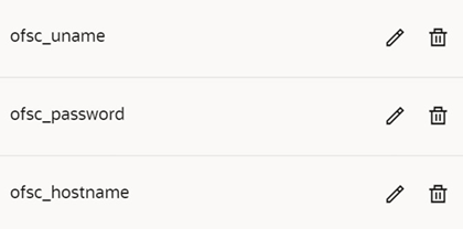 Shows the secure parameters. Shows the secure parameters.