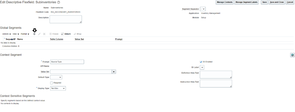 Click the + icon in the Global Segments section to create a new segment. Click the + icon in the Global Segments section to create a new segment.