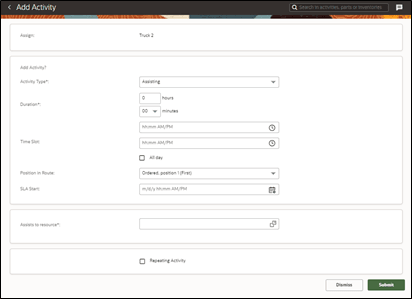Add Activity page where the user is to populate the text fields with the activity’s detail. Add Activity page where the user is to populate the text fields with the activity’s detail.