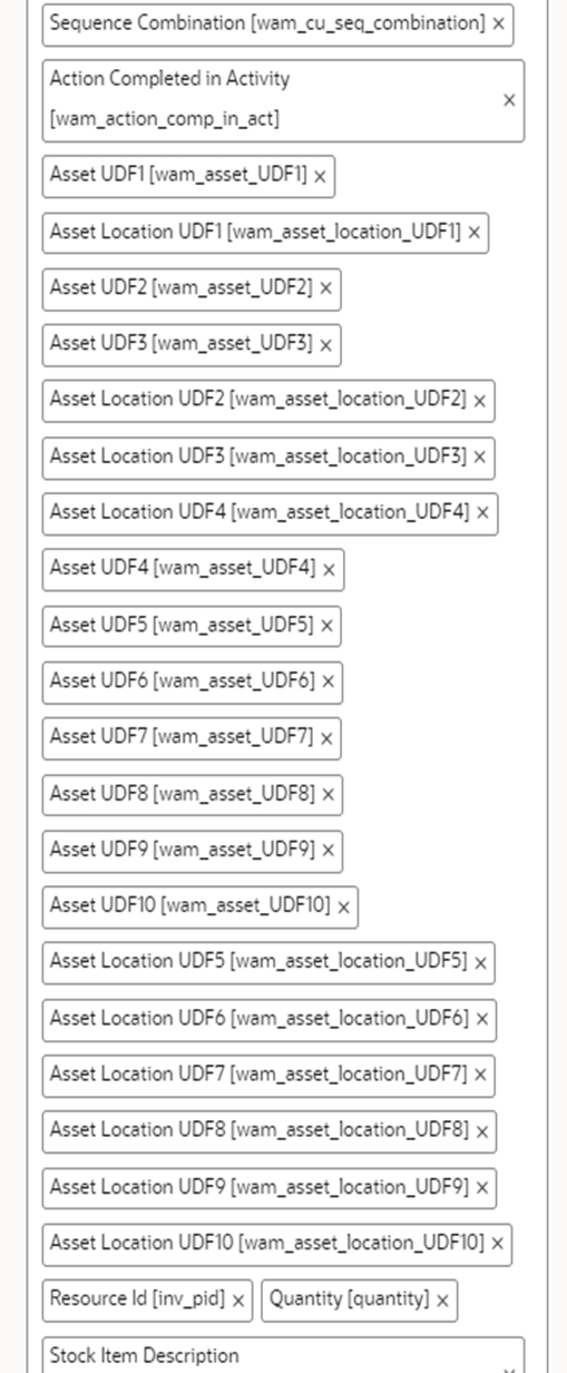 Available Properties section where the set of properties appear.