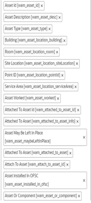 Available Properties section where the set of properties appear.