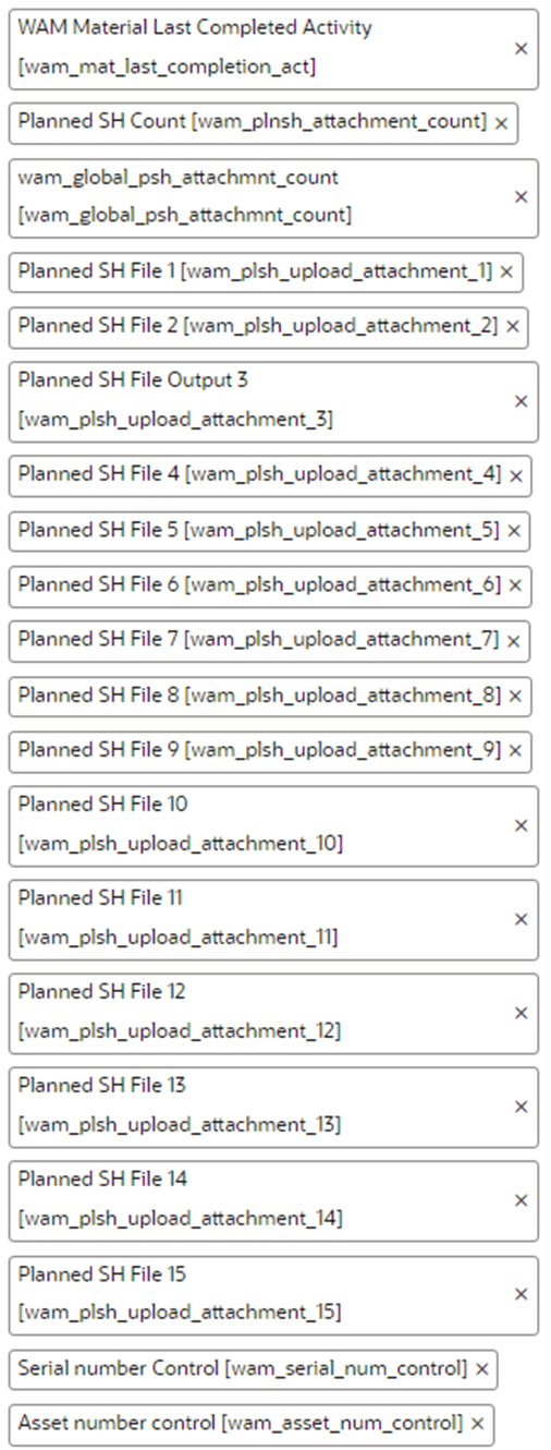 Available Properties section where the set of properties appear.