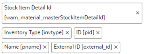 Available Properties section where the set of properties appear.