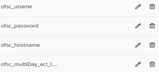 Shows the secure parameters. Shows the secure parameters.