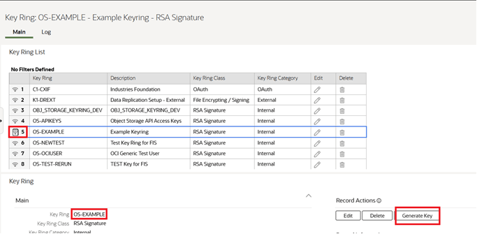 Verify the details and generate key.