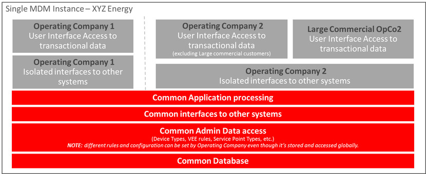 Describes the Isolating Important Customers example scenario to determine how Data Access Restrictions can be implemented.