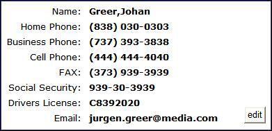 HTML do Cliente apresentado