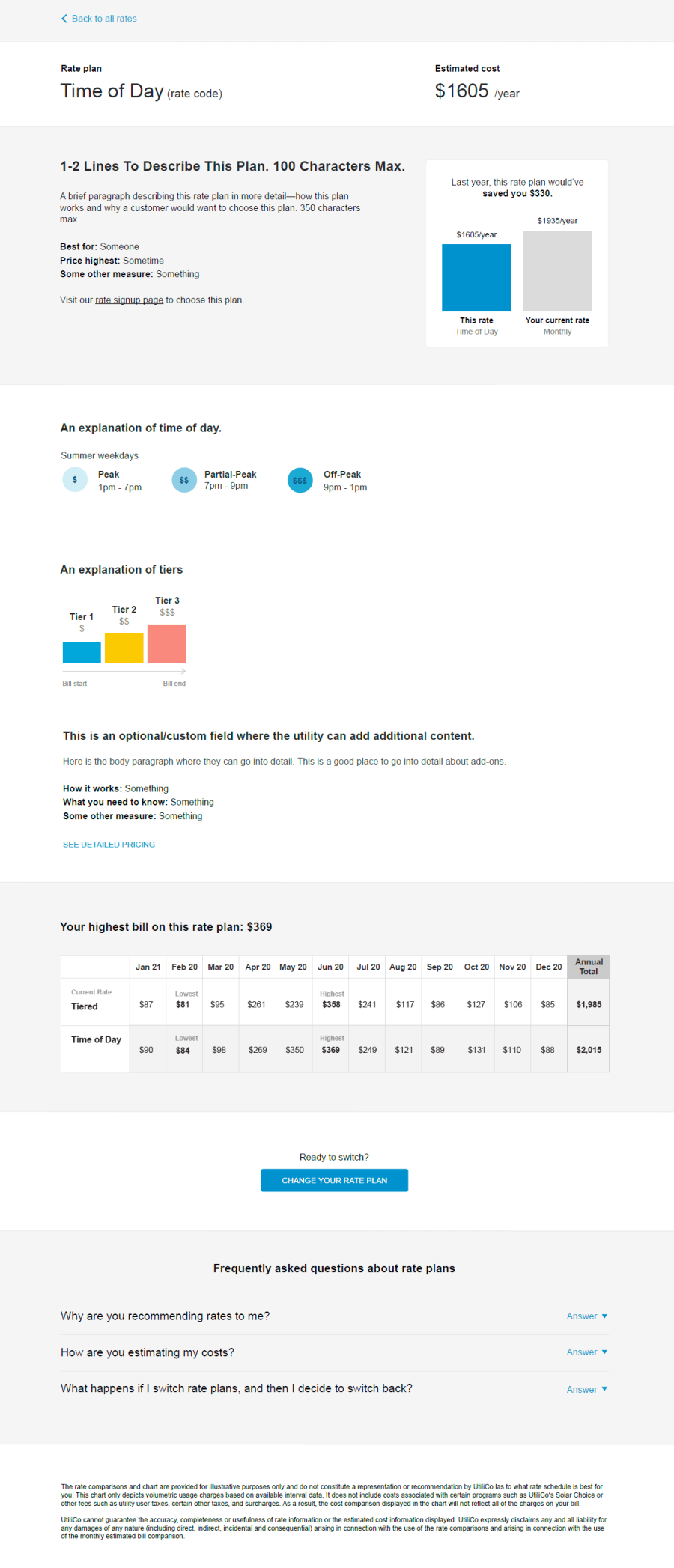 Image of the Rate Details component