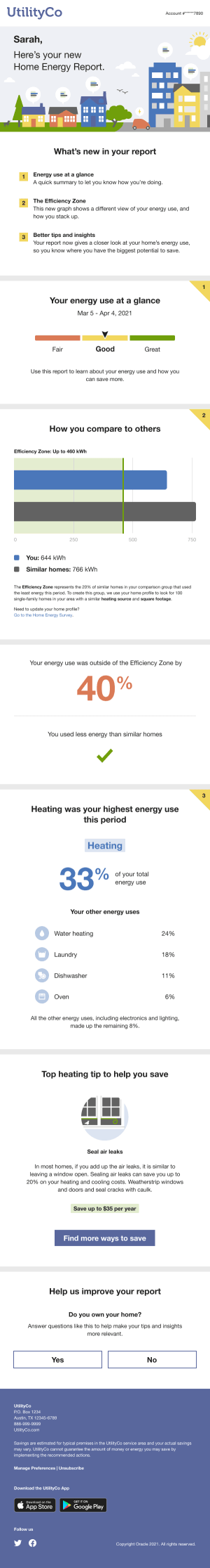Image of a Limited Income Report for a legacy customer