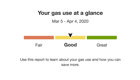 Image of home energy use benchmark module