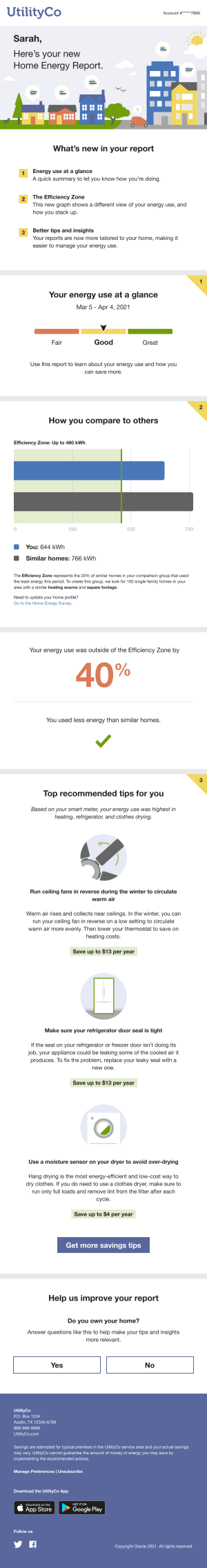 Image of Welcome Report for new customers