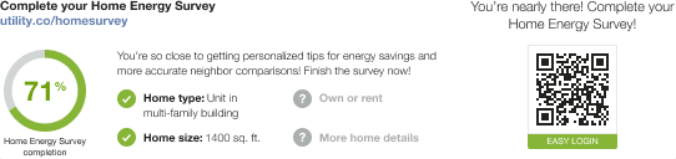 Image of home profile for a customer who has not completed their home energy analysis