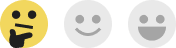 Peak Focus neighbor comparison thinking smiley icon in a fair comparison state.