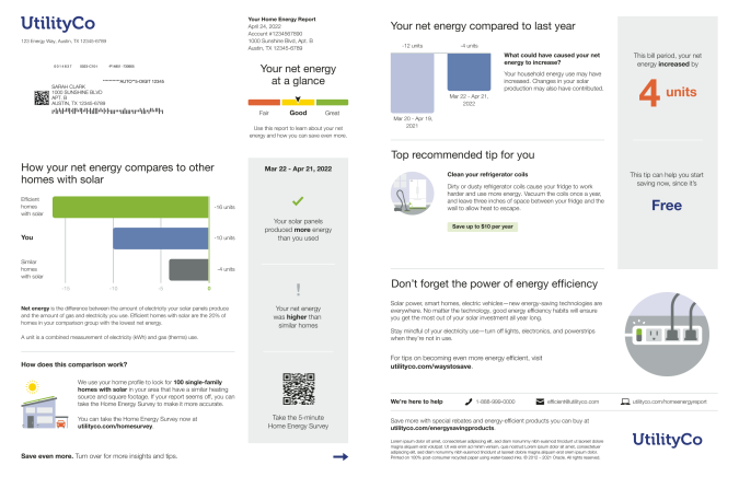 Image of solar progress report