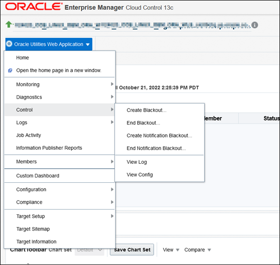 Users with Read-only privileges can only access several functions in the Oracle Utilities Web Applications menu.