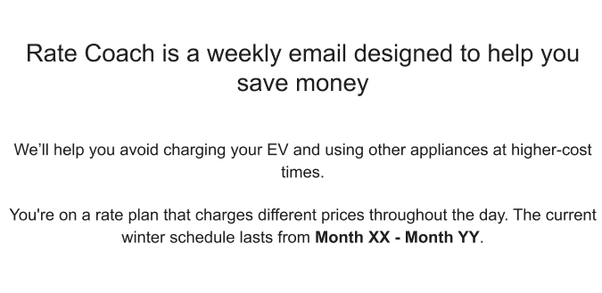 This image shows an example of the Welcome Message Module.