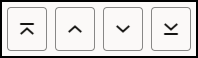 Columns dialog box controls. Leftmost button moves the column to the top of the list, next button moves the column up one row, next button moves the column down one row, and last button moves the column to the last row.