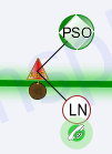 Viewer screen capture showing a call symbol.