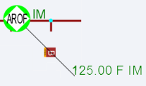 Screen capture of a SCADA Breaker with low limit violation indicators.