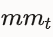 Month-year indicator placeholder in the equation