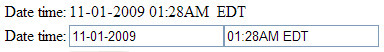 HTML rendered for oraType="dateTime; stdTimeRef:xpath" during DST overlap period