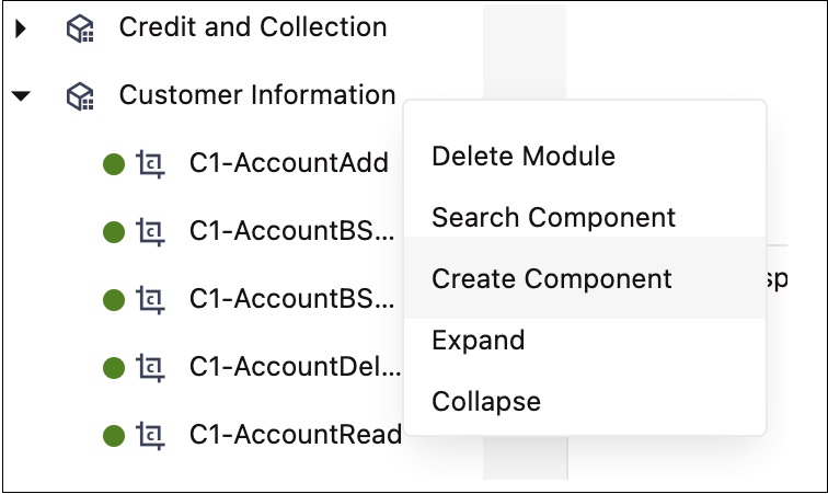 Creating a new feature folder if it is not found in the delivered tree structure.