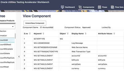 Shows the Extend Base Component button. Shows the Extend Base Component button.