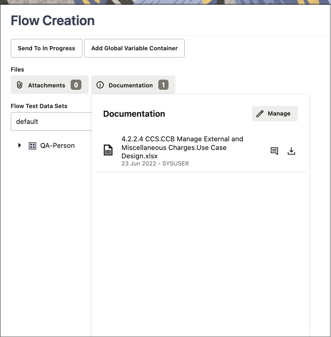 Shows how to download a document from a flow. Shows how to download a document from a flow.