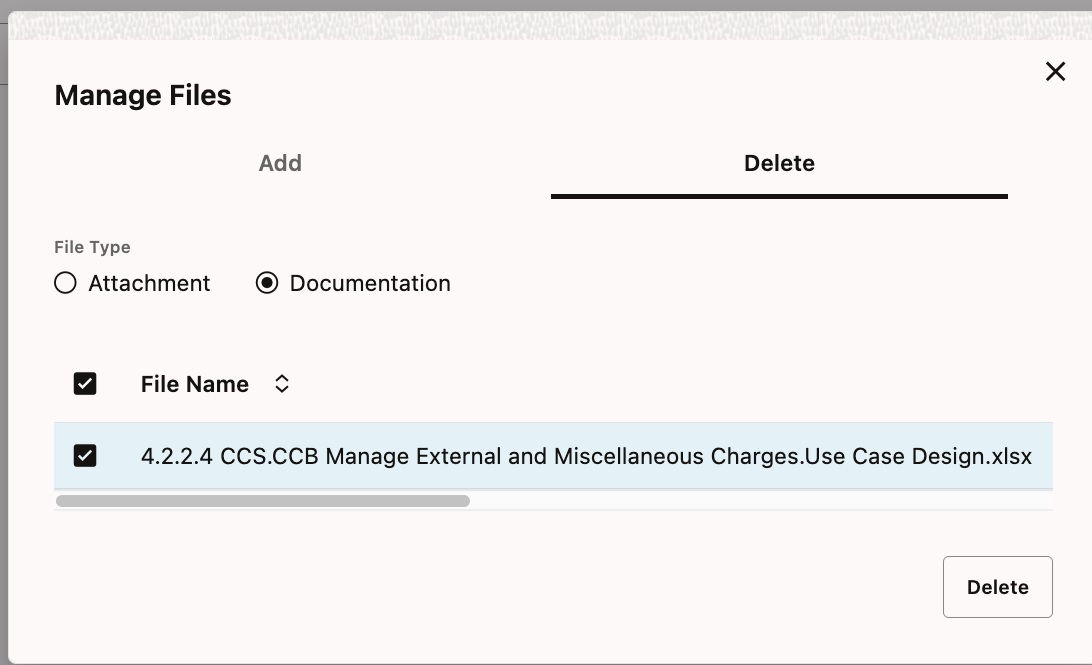 Shows how to delete a document from a flow.