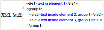 HTML renderizado para oraType="xmlString"