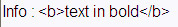 HTML renderizado sem oraType="html"