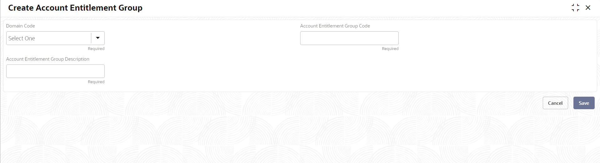 Create Account Entitlement Group