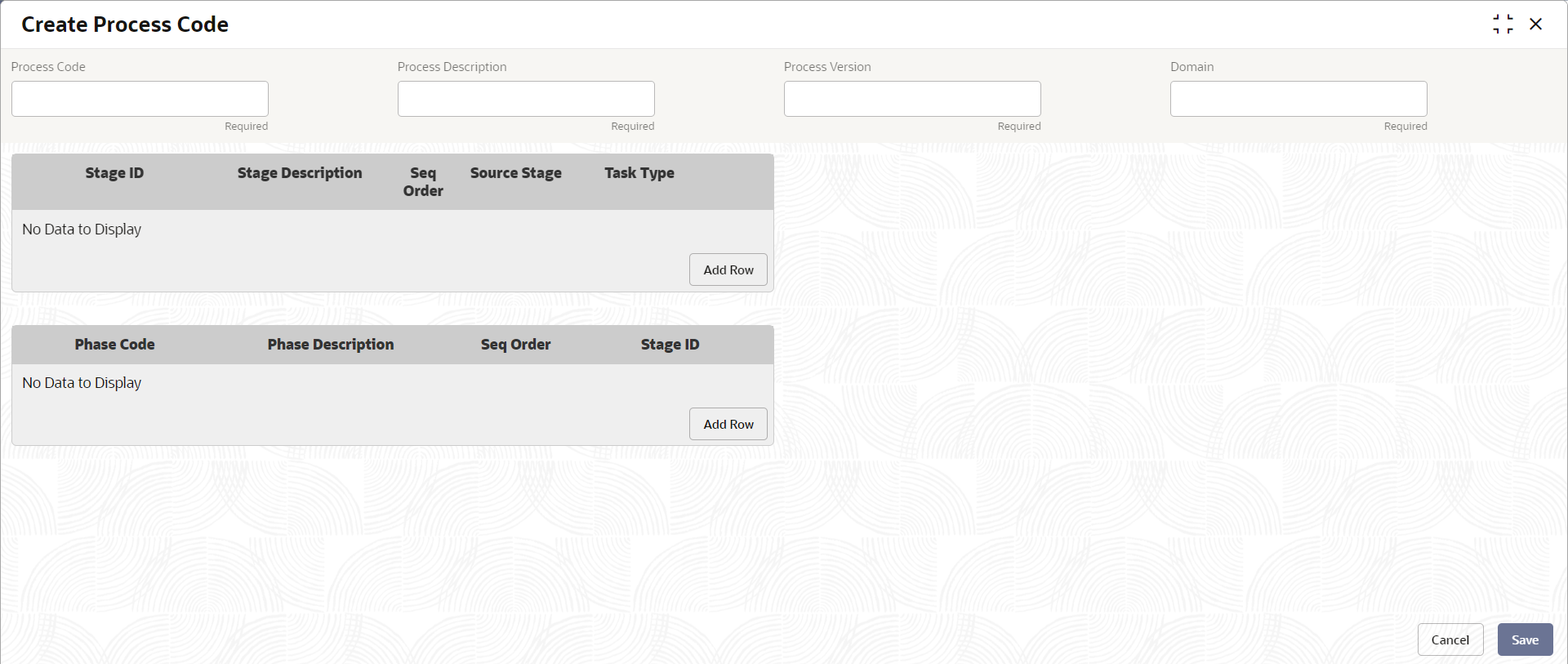 Create Process Code