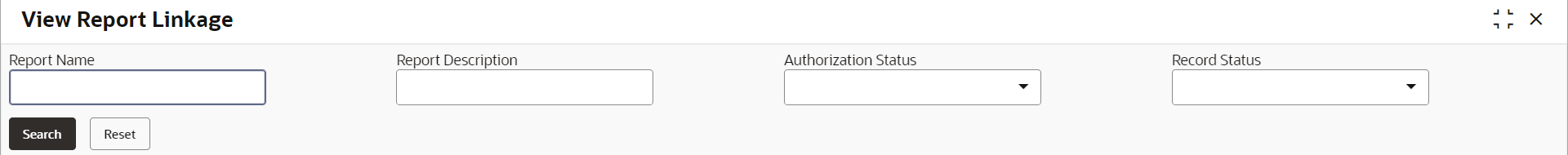 View Report Linkage - Search View Report Linkage - Search
