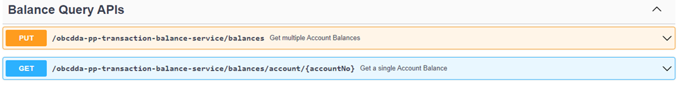 Balance Query APIs