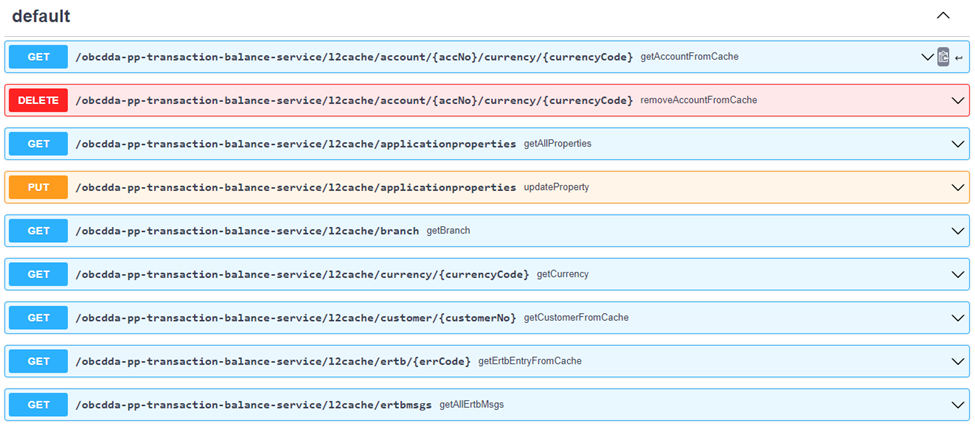 Default APIs