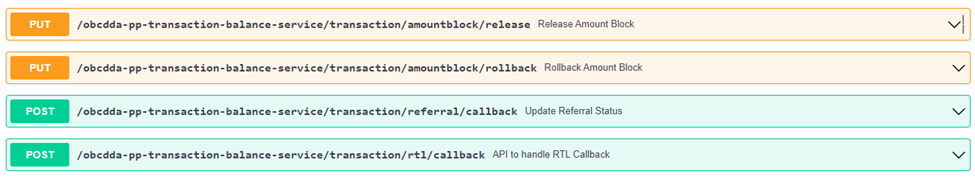 Transaction APIs (contd.)