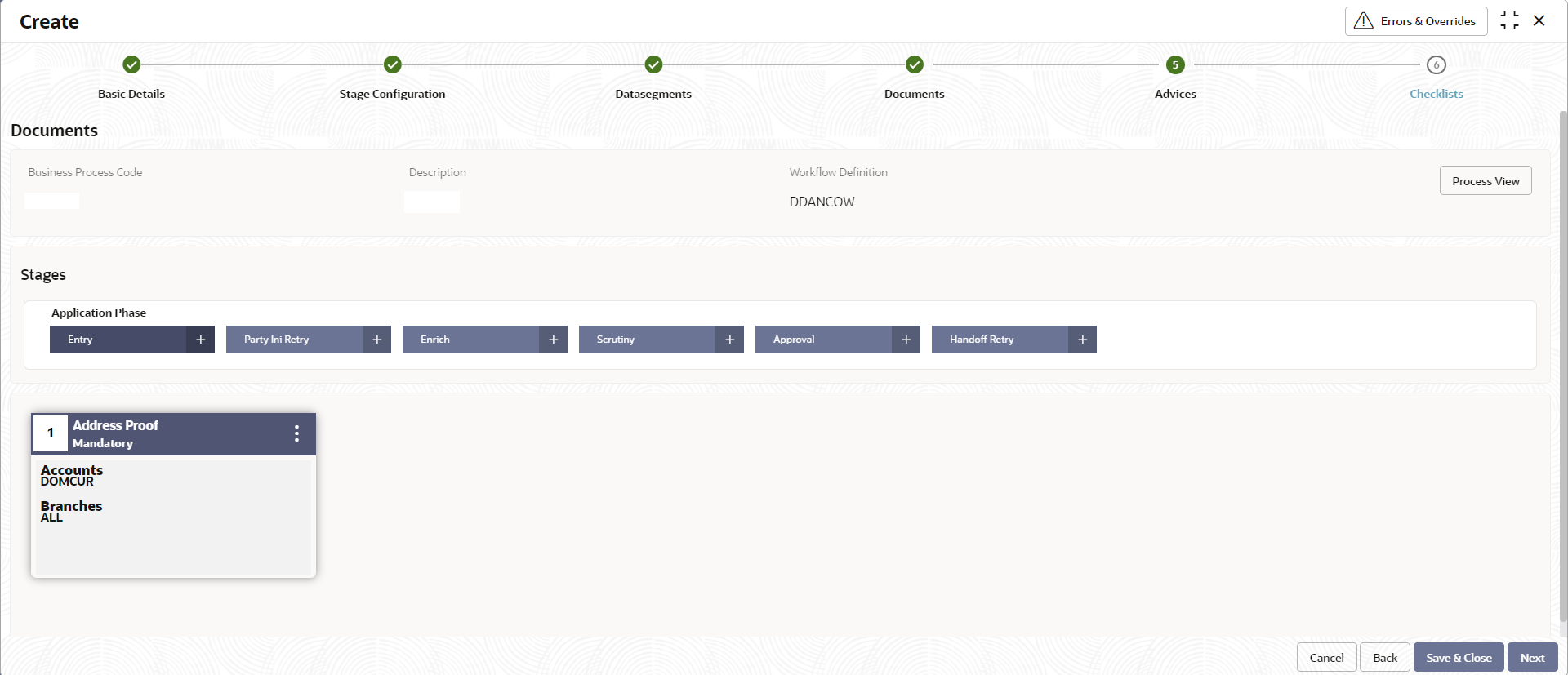 Create Business Process Documents