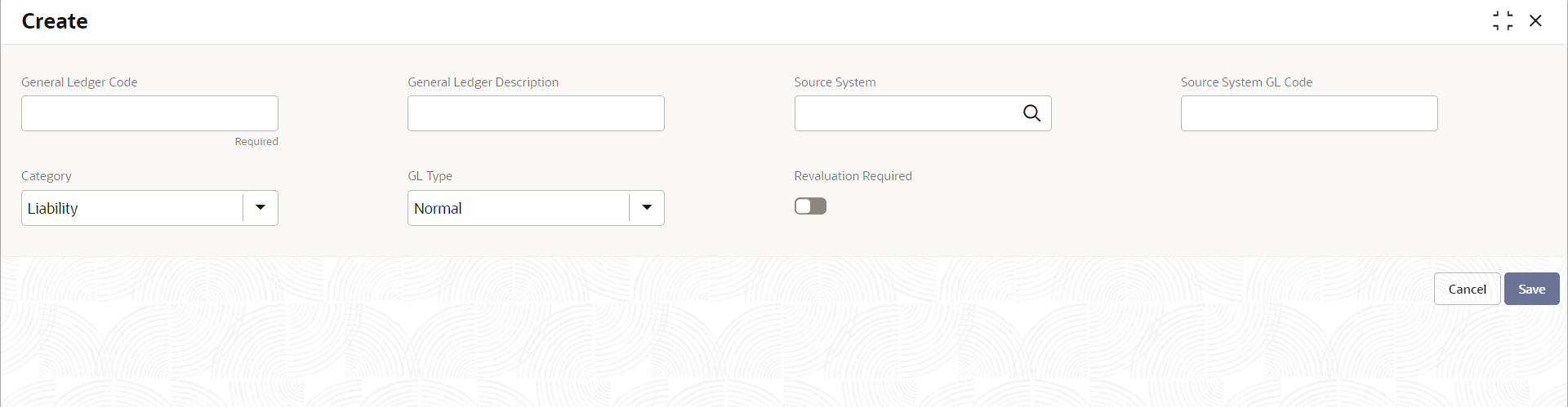 Create Customer GL