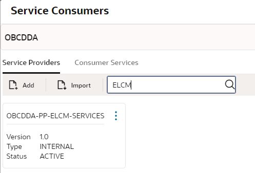 ELCM Service Providers